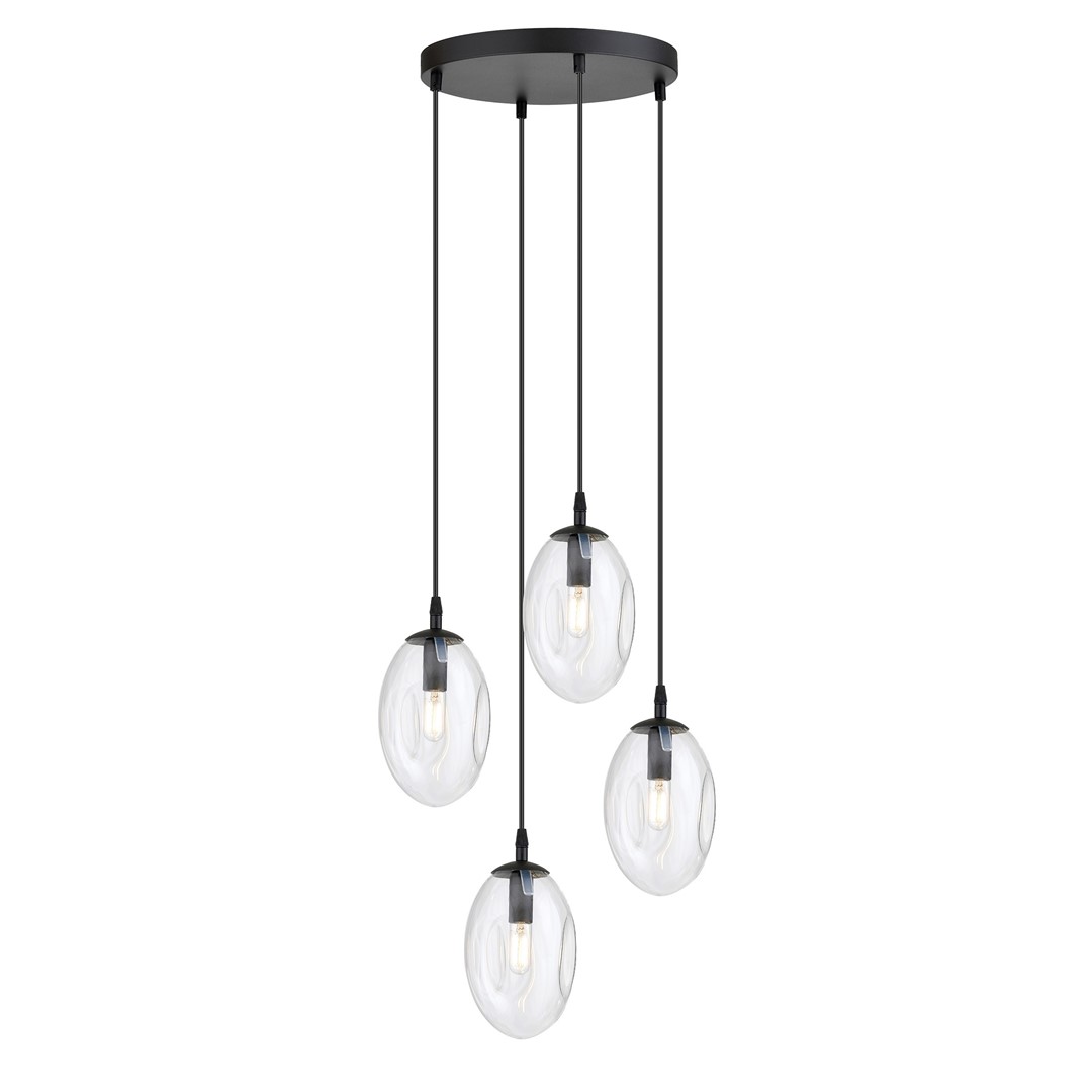 Lampa wisząca ASTRAL Czarny 1265/4PREM