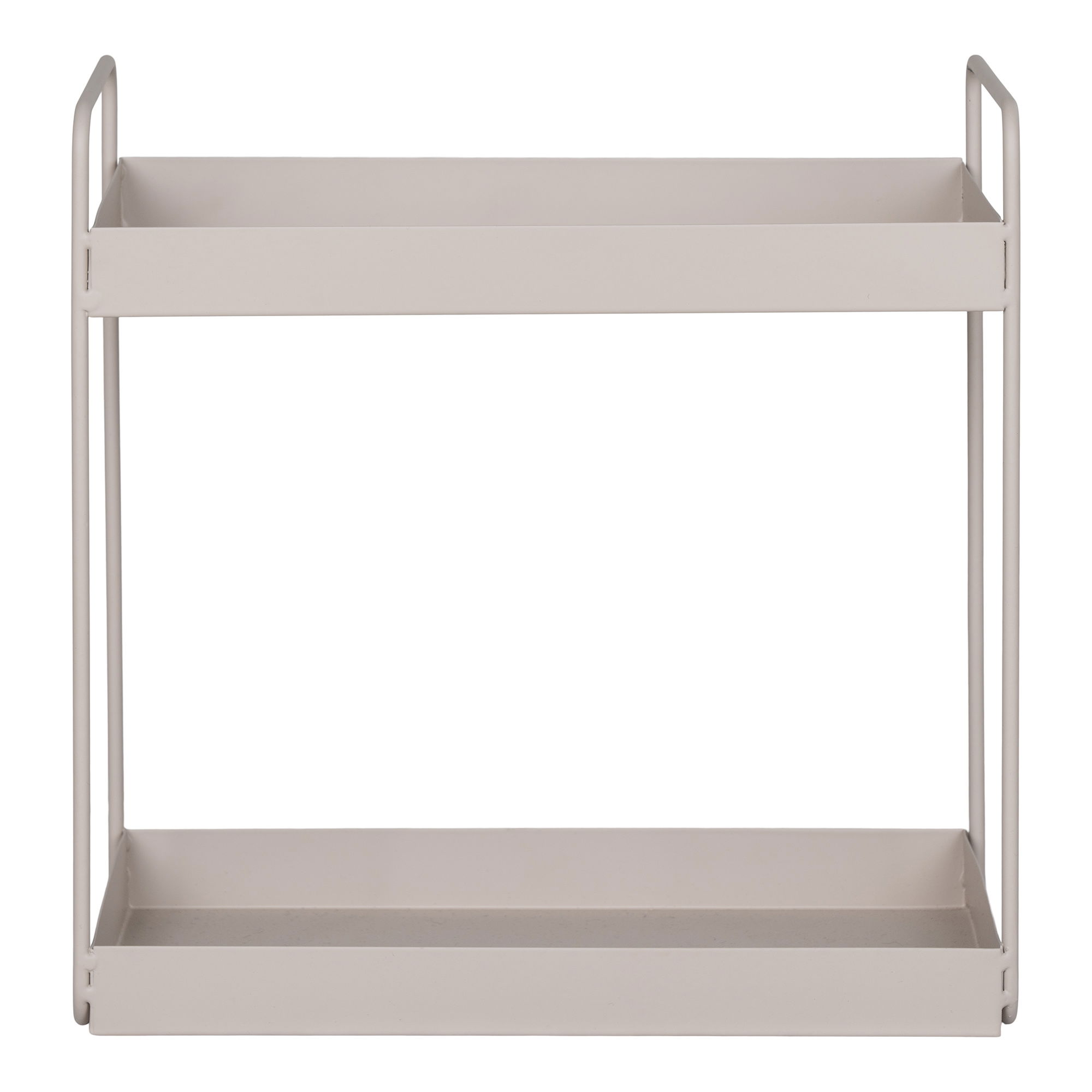 Półka stojąca RABO podwójna stalowa 30x15x31 cm - piaskowa - 4201050