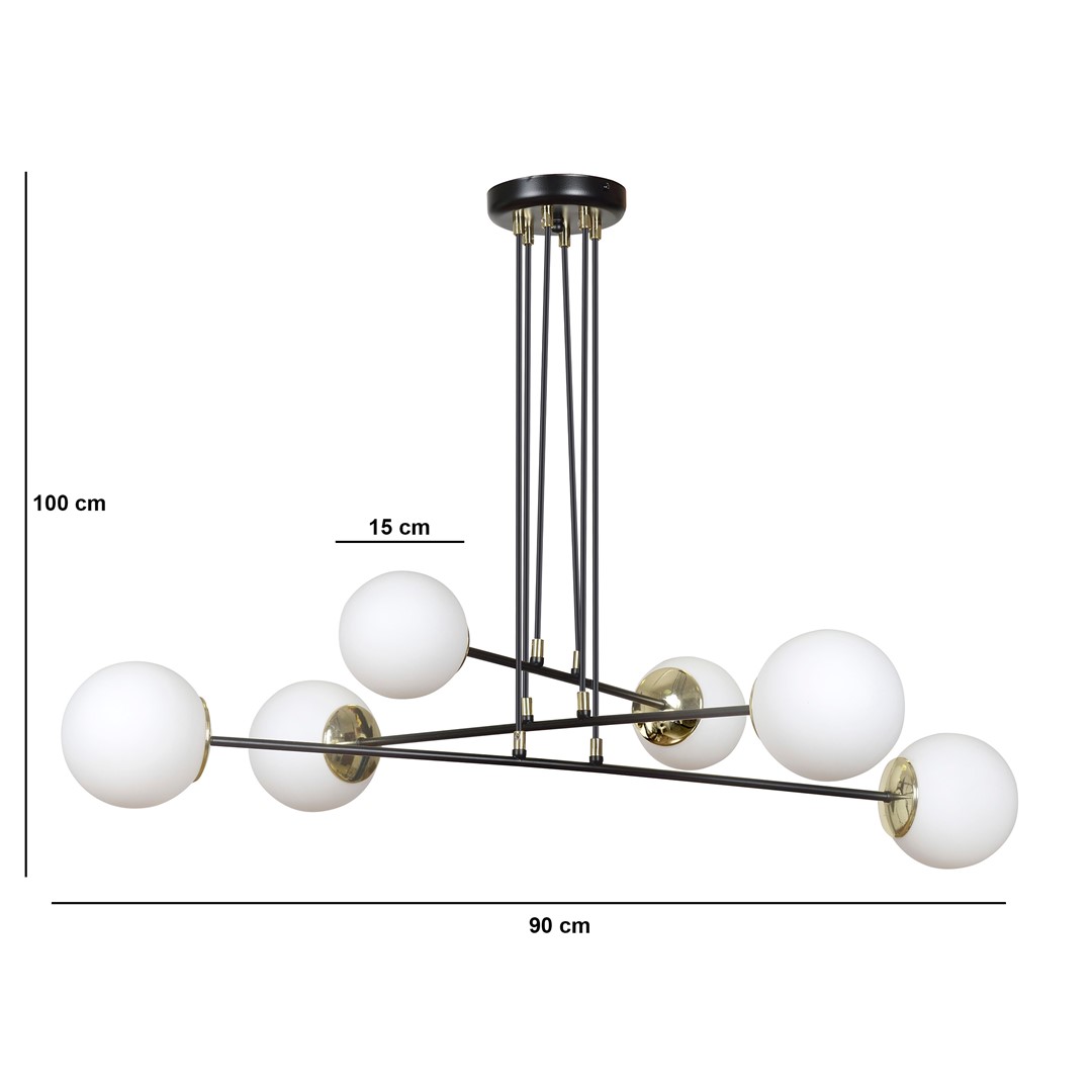 Lampa wisząca OGNIS Biały 967/6 - 967/6