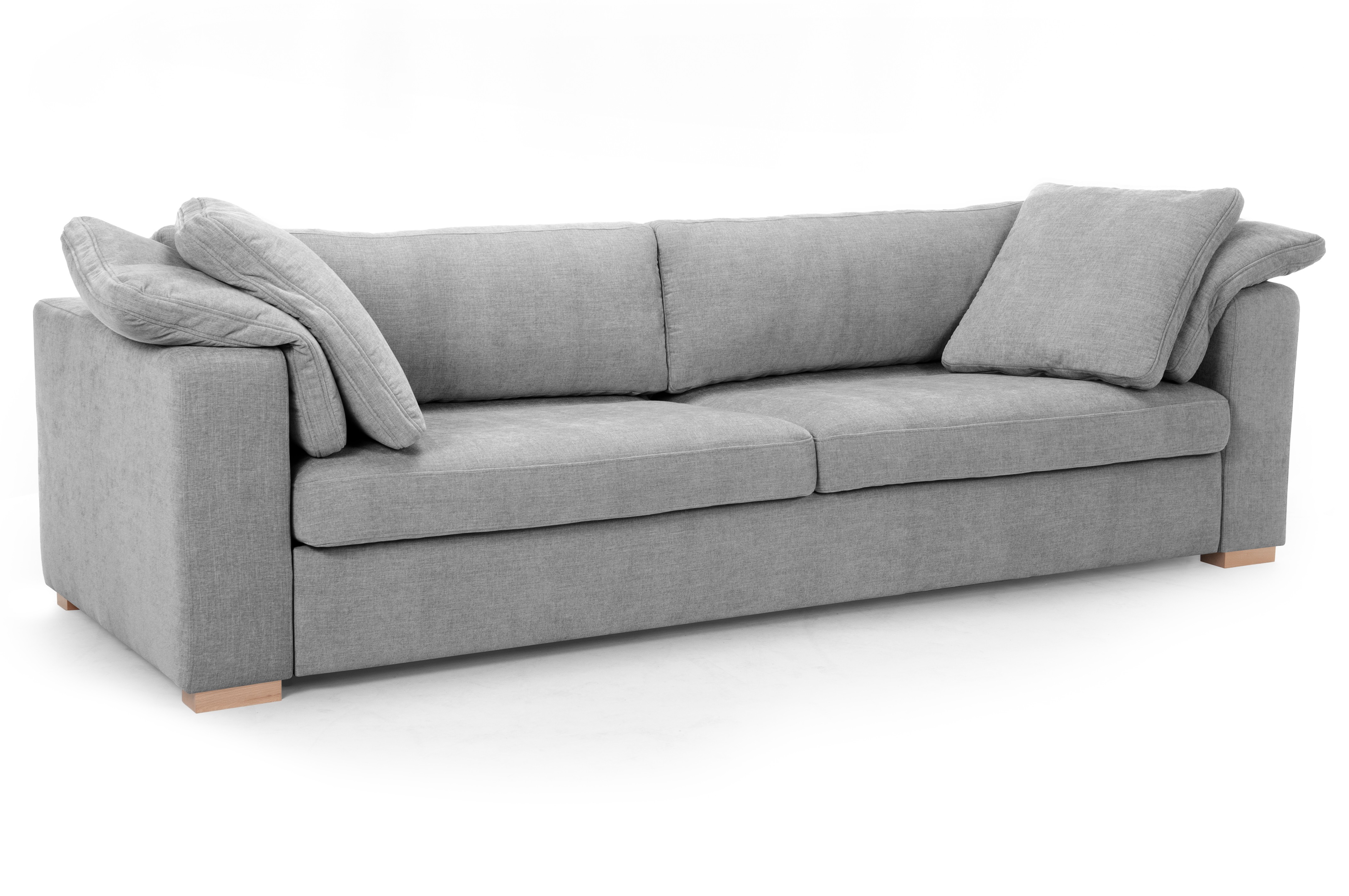 Sofa rozkładana Macaroni szara MEBLEX