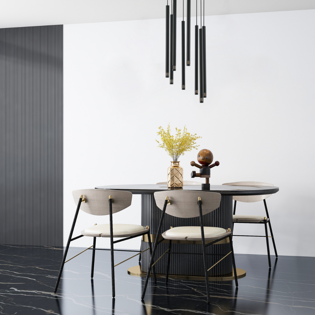 SOPEL LASER 8 CZARNY lampa wisząca - SI_33231