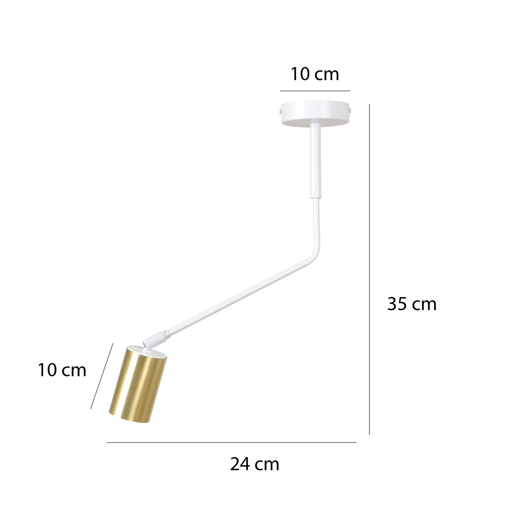 Lampa sufitowa  VERNO Biały 656/1 - 656/1