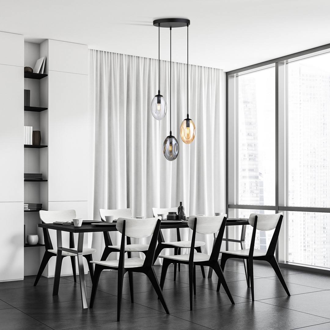 Lampa wisząca ASTRAL Czarny 1268/3PREM - 1268/3PREM