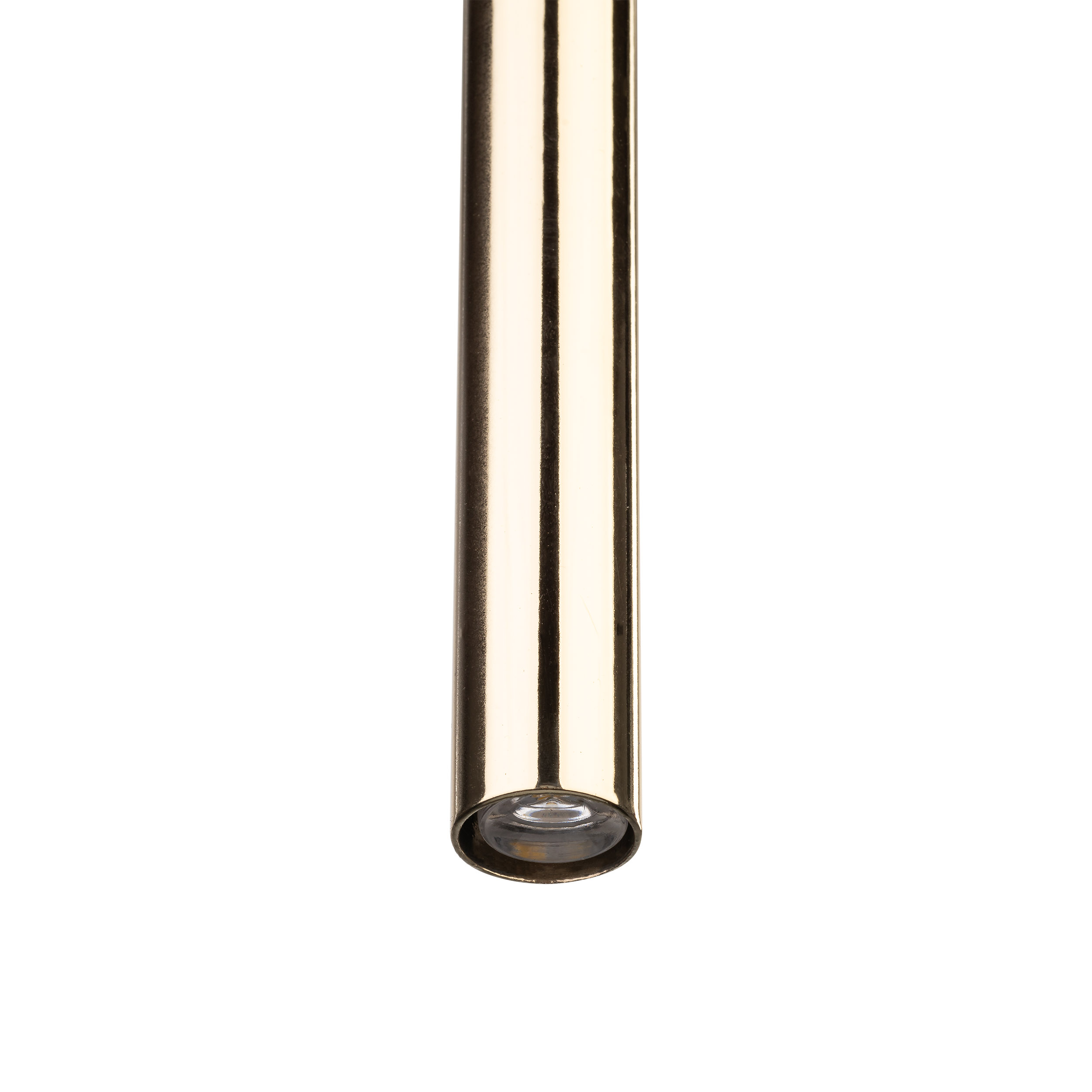 Lampa wisząca PIANO czarna złota podłużna smukła 139x5cm - TK_10116