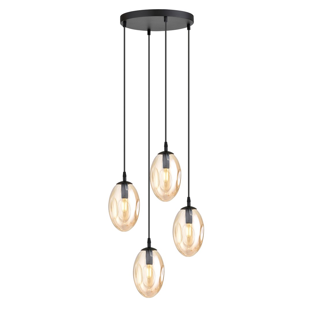 Lampa wisząca ASTRAL Czarny 1267/4PREM