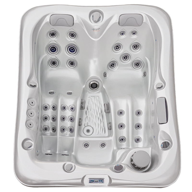 Jacuzzi ogrodowe 3-os. z hydromasażem SPA-530 210x170 cm biały/antracyt - HS_SPA530-5839