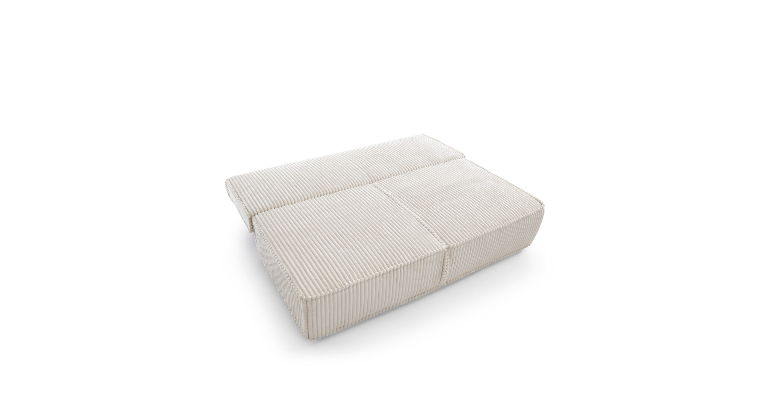 Sofa rozkładana KOMMA funkcja spania - tkanina Tilia 01 kremowa - KOMMA_SOF_TILIA01