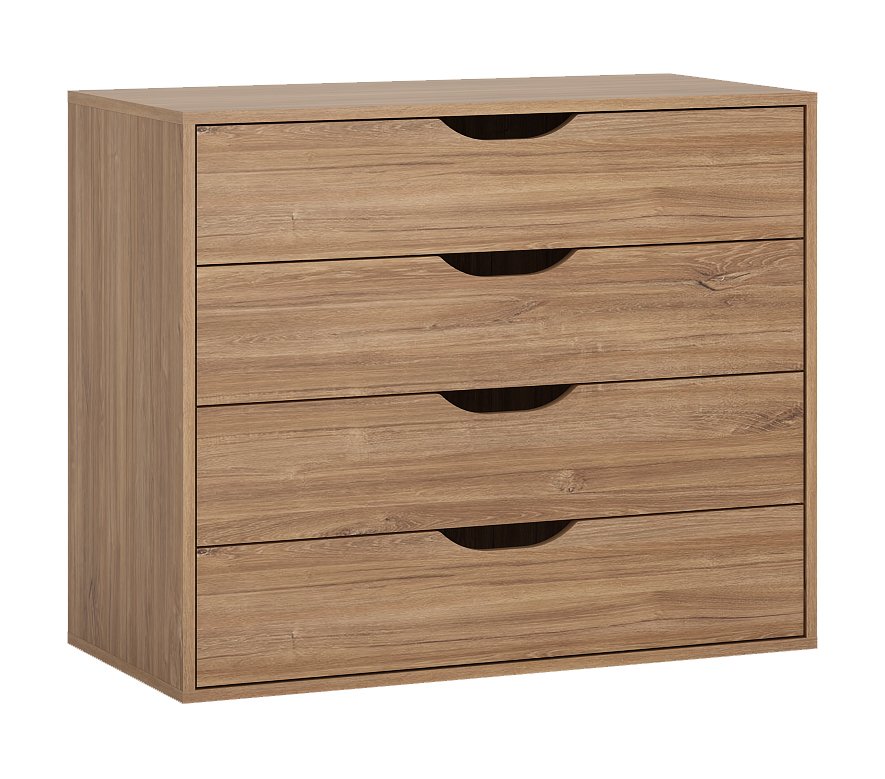 Komoda do szafy z 4 szufladami MONACO MOAS04 Stirling Oak