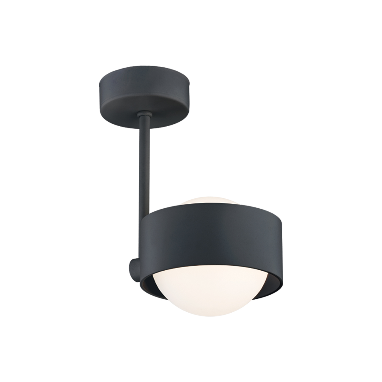 Lampa wisząca MASSIMO PLUS metalowa czarna opal