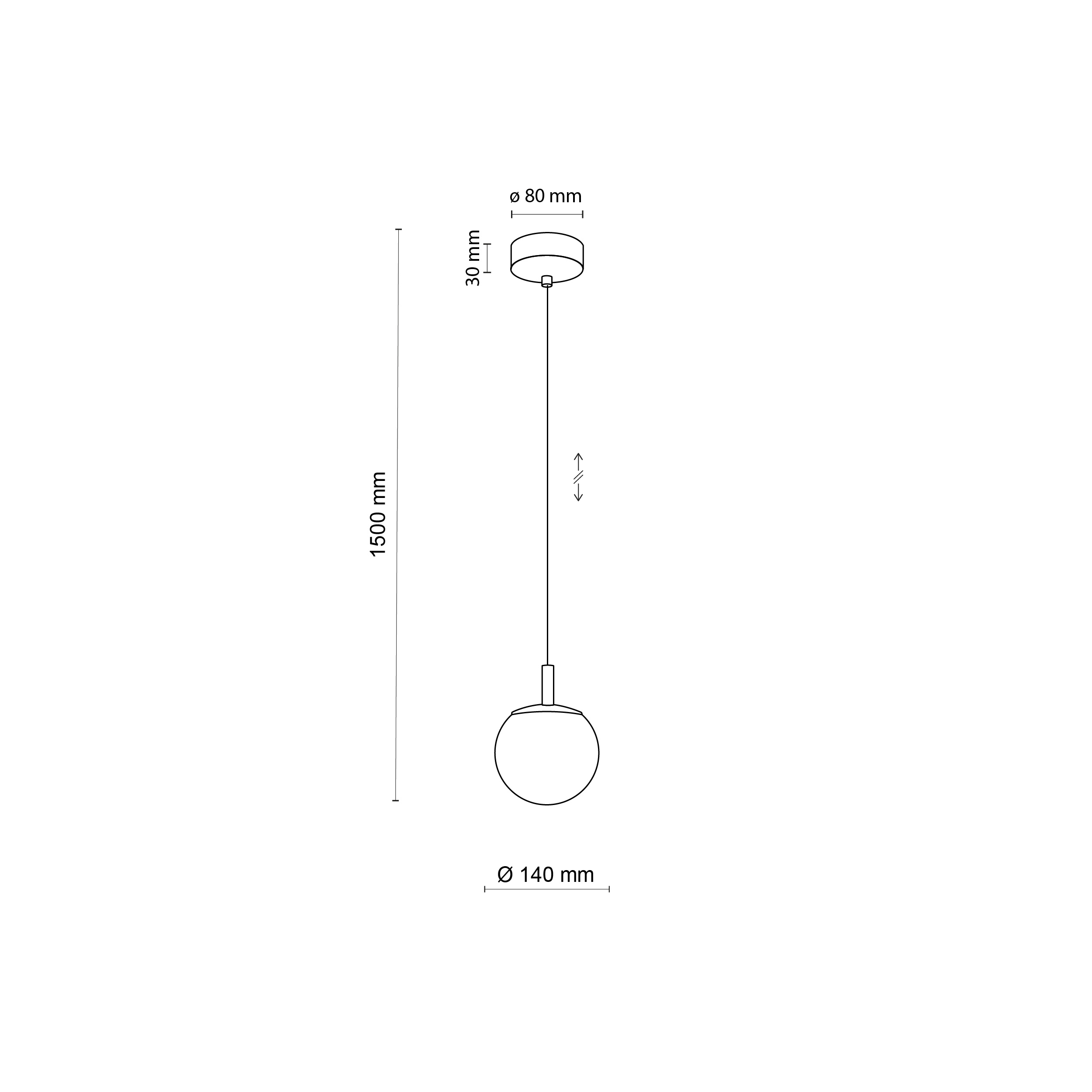 Lampa wisząca CADIX złota z transparentnym kryształowym szklanym okrągłym kloszem 150x14cm - TK_759