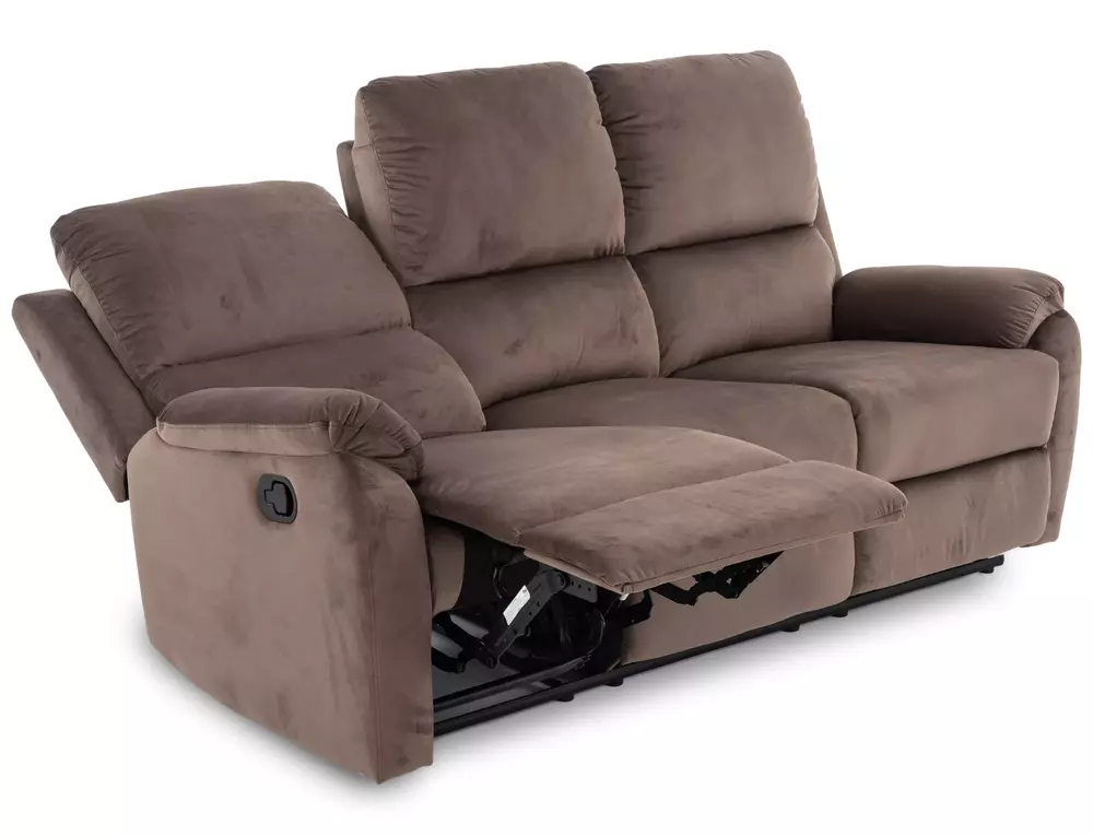 Sofa rozkładana SPENCER 3 VELVET cappuccino - SPENCER3VCA