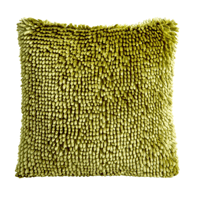 POSZEWKA SHAGGY 1 40X40 CM OLIWKOWY - EU_356388