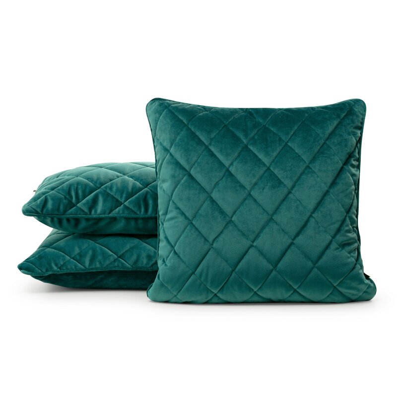 POSZEWKA VELVET 27 45 X 45 CM CIEMNOTURKUSOWY - EU_387708