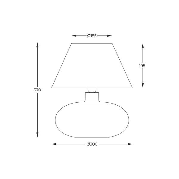 Lampa stołowa MERSIN GRAFIT 5516BK - 002177-014414