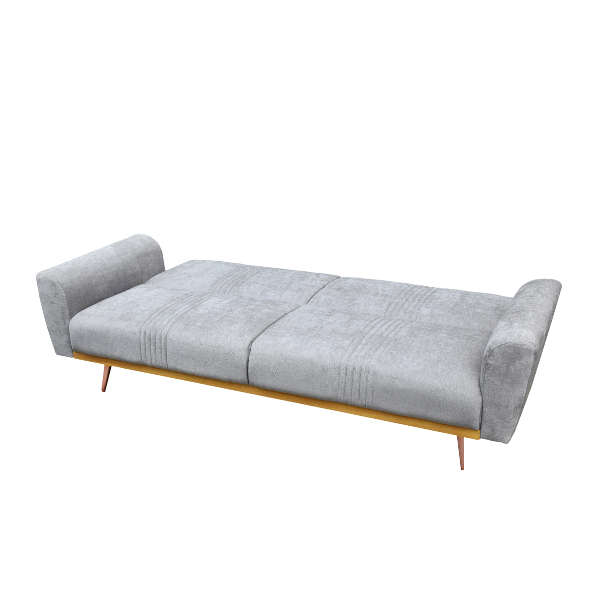 Sofa 3-osobowa z funkcją spania SAMTIGE szara 212x84x86.5 cm - HO_219791