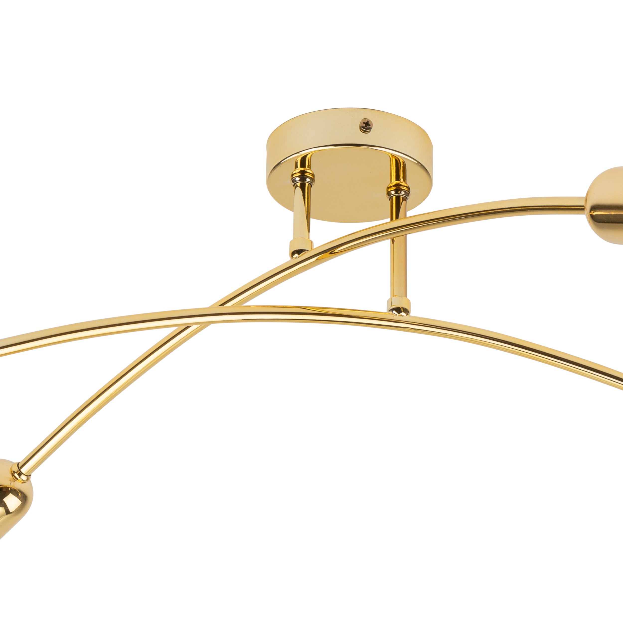 Lampa sufitowa HELIX złota metalowa 62x20cm - TK_4688