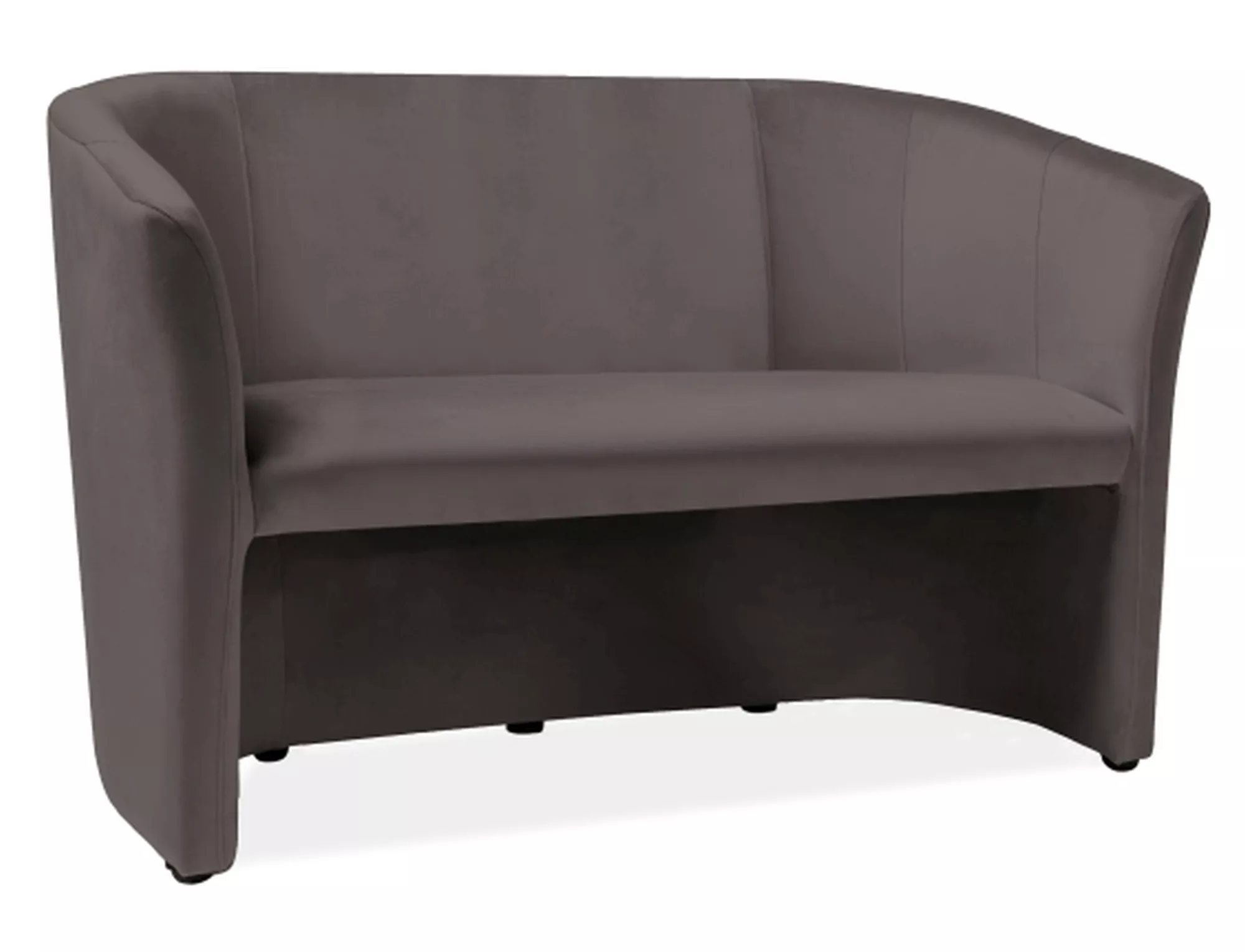 Sofa dwuosobowa TM-2 Velvet szary