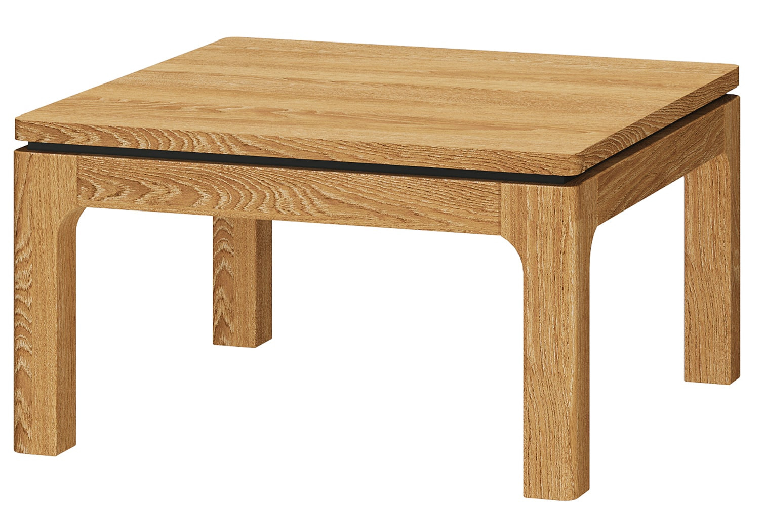 Stolik kawowy PORTO 41 - dąb złoty 80x80 - TH-100-1618