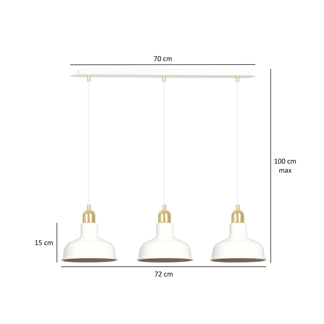 Lampa wisząca IBOR Biały 1043/3 - 1043/3