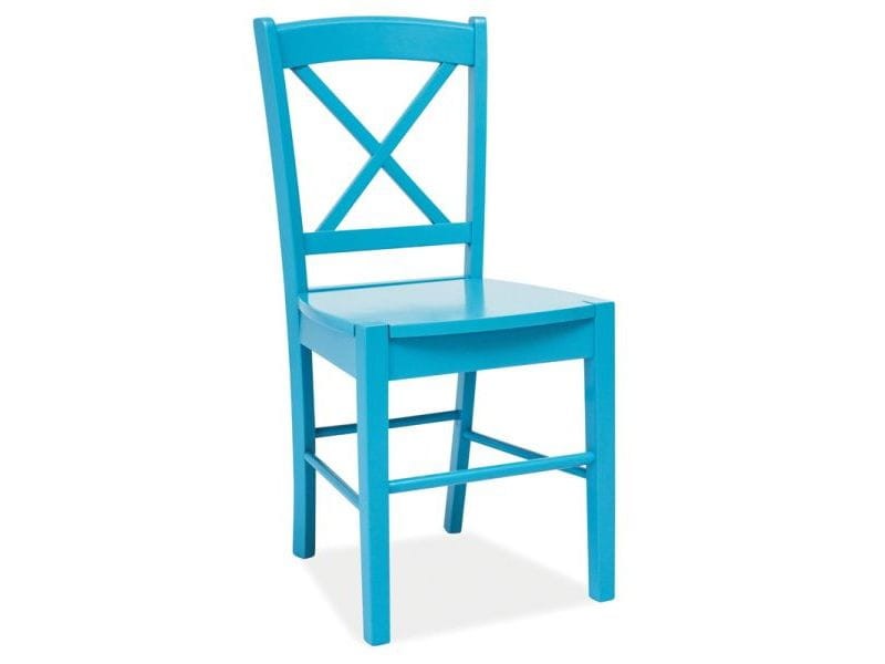 Krzesło drewniane CD-56 niebieskie Signal