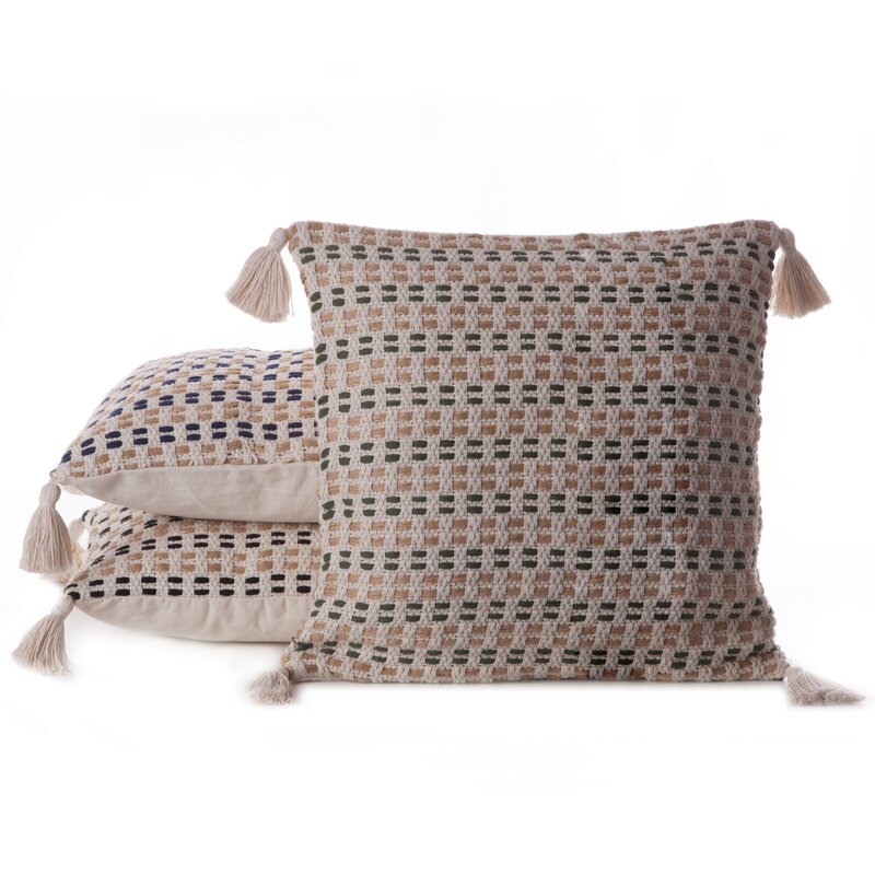 POSZEWKA BOHO 45 X 45 CM KREMOWY - EU_415483