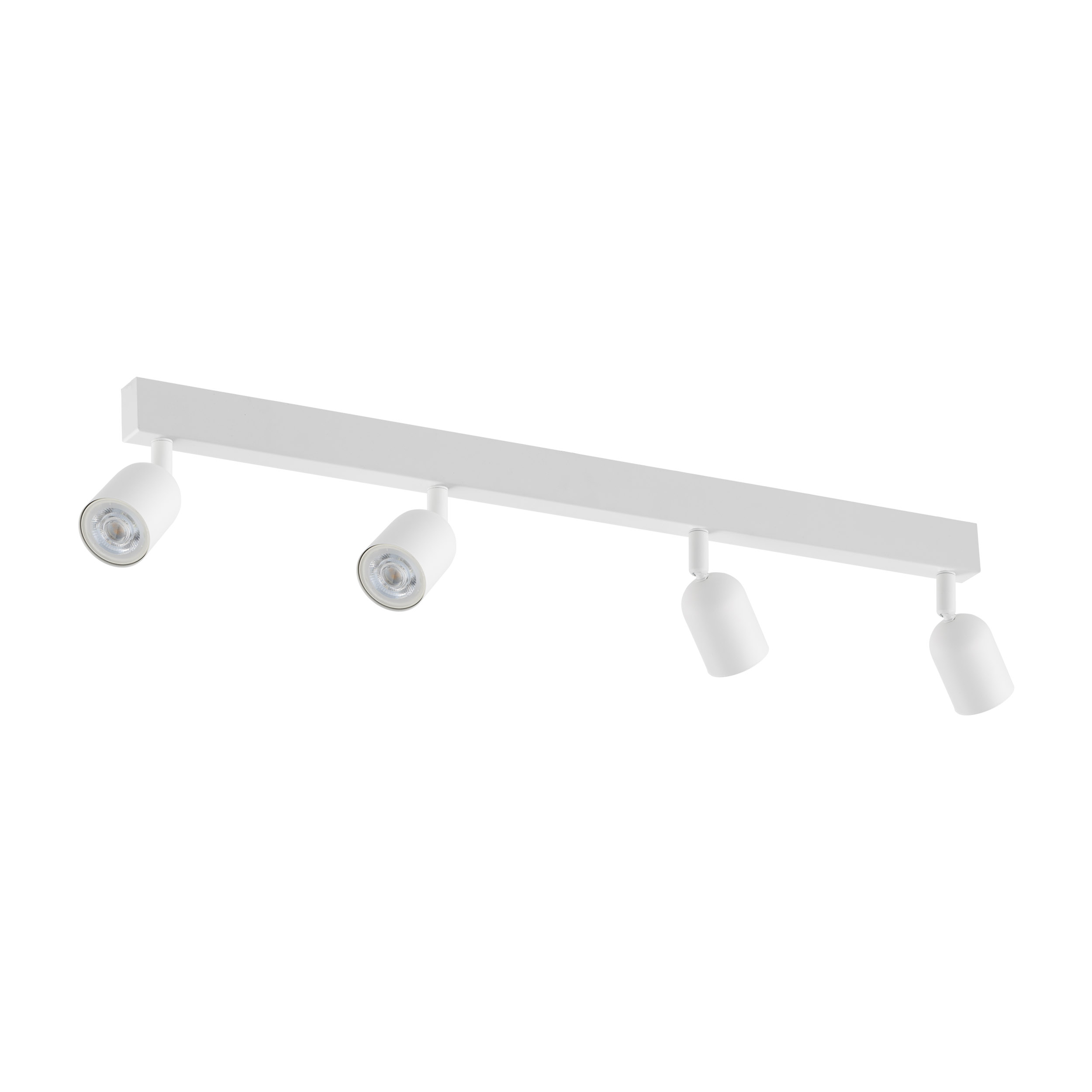 Lampa sufitowa TOP biała na metalowej listwie regulowana 84x18x16cm