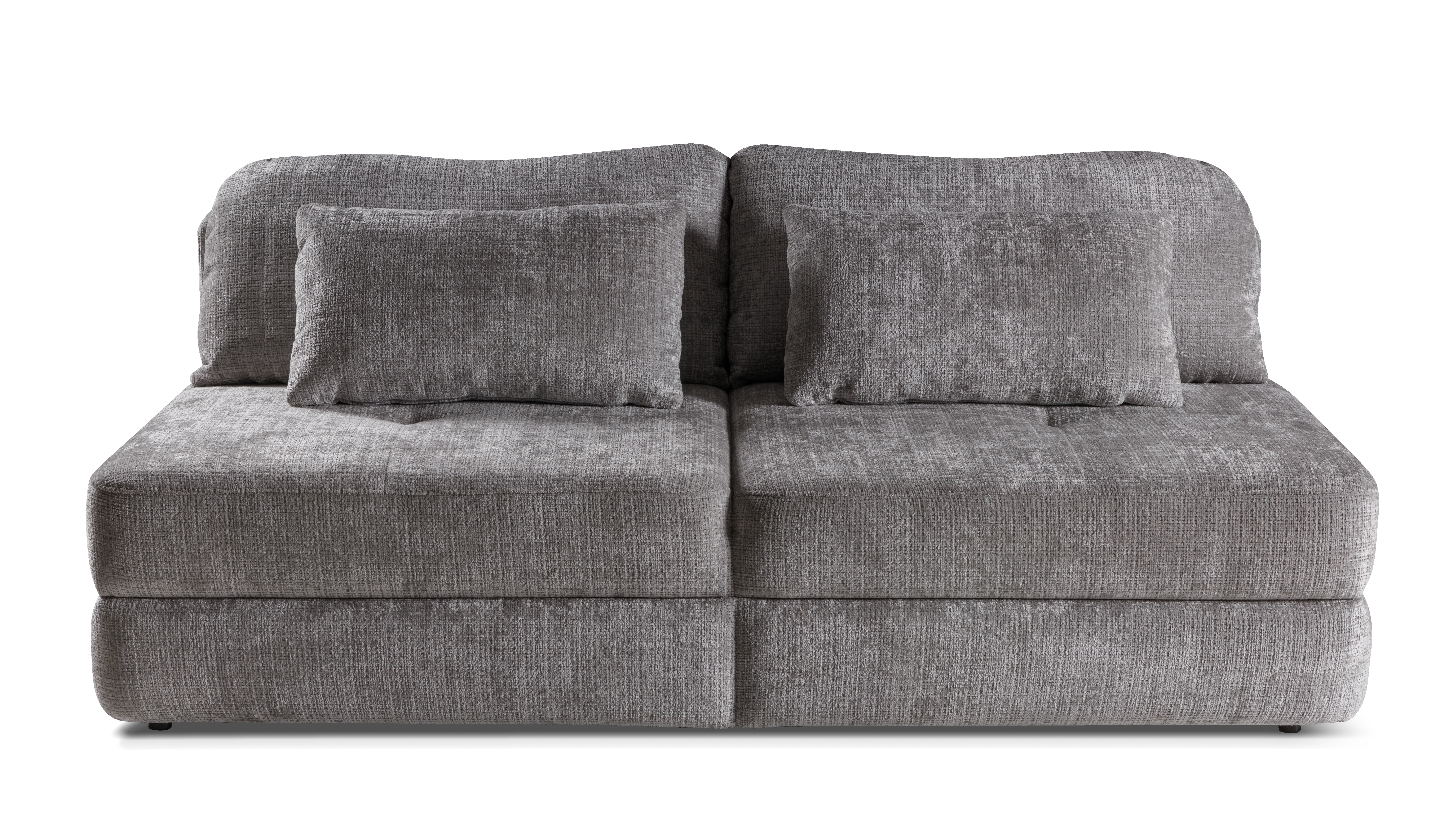 Sofa rozkładana RAMARO z powiększoną powierzchnią spania Cremona 81 - szara - RAMARO_SO_CREMONA81