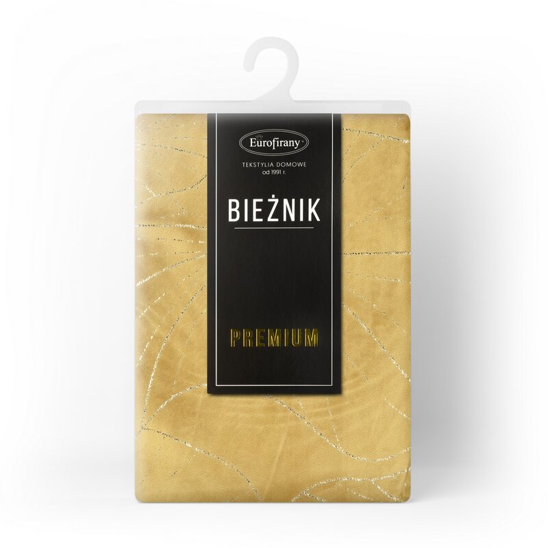 OBRUS BLINK 18 35 X 180 CM ZŁOTY - EU_390060