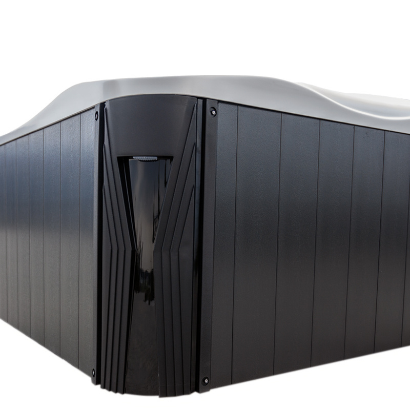 Jacuzzi ogrodowe 3-os. z hydromasażem SPA-530 210x170 cm biały/antracyt - HS_SPA530-5839