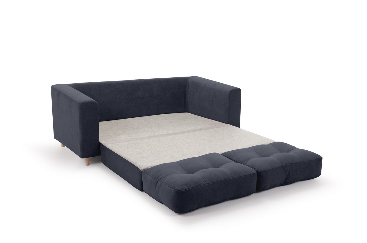 Sofa rozkładana Plant granatowa MEBLEX - PLANT-ROSTO76DARKBLUE