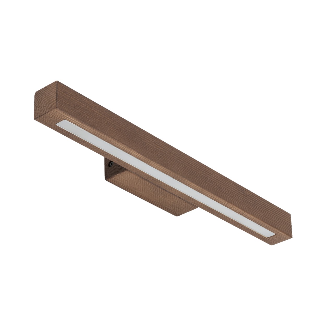 Kinkiet TEO LED 6W drewniana ciemny orzech 46x8x4cm