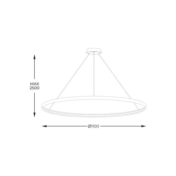 CIRCLE Lampa wisząca 4 - 002177-016663