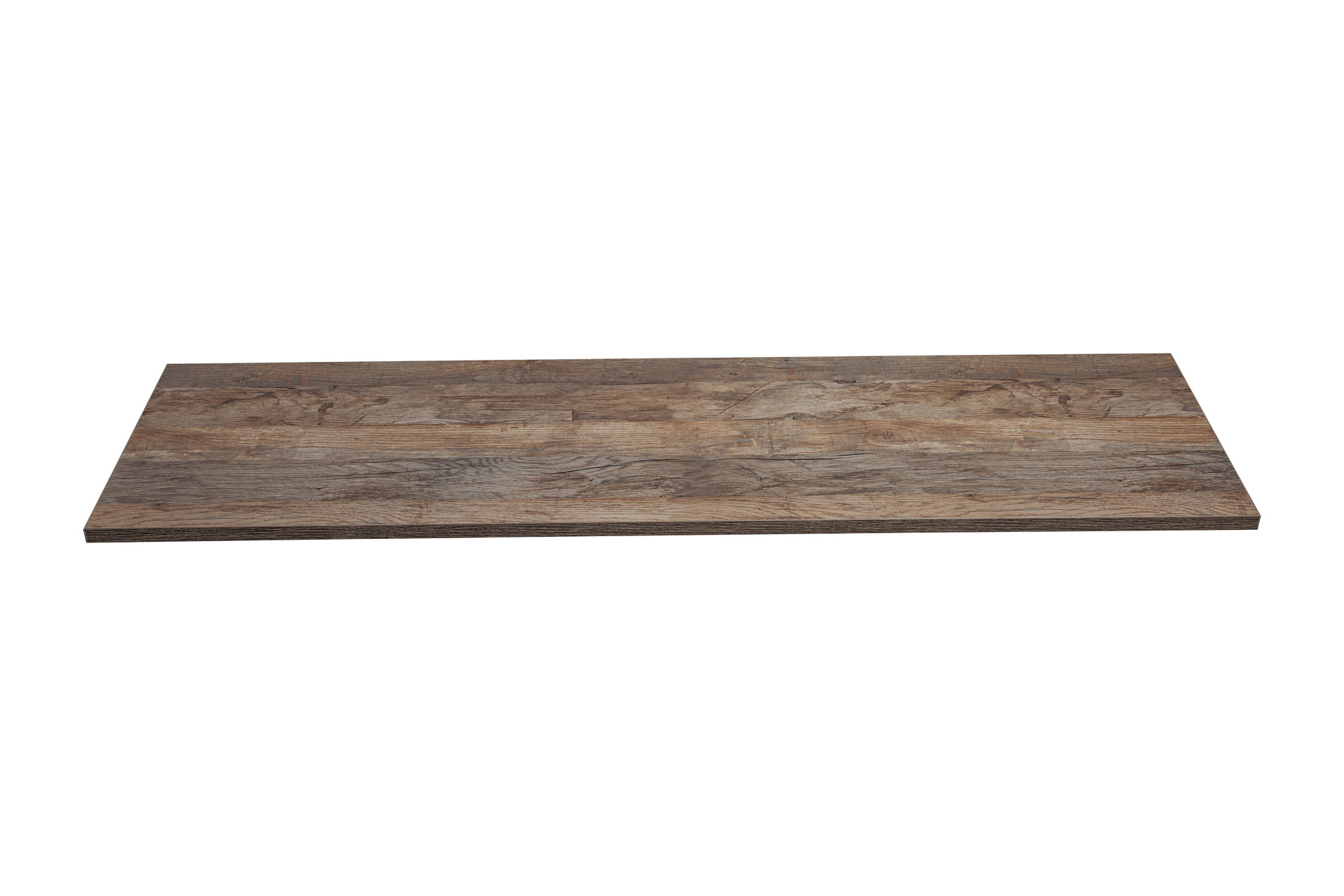 Blat łazienkowy SANTA FE dębowy postarzany 120x46x2cm - SANTA_FE_OAK_89-120-A