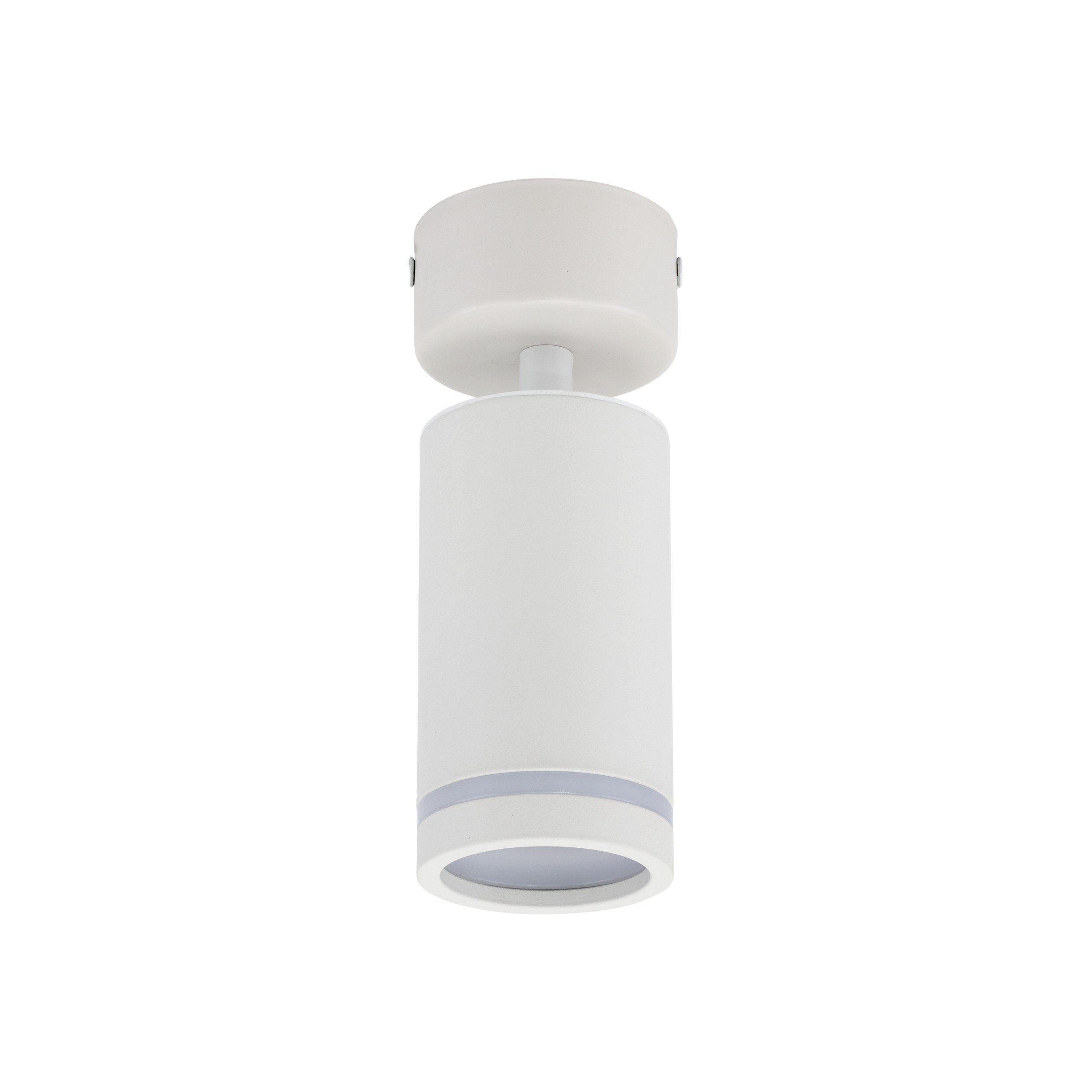 Lampka JET biała regulowana z świecącym pierścieniem 15x13x5cm - TK_6911