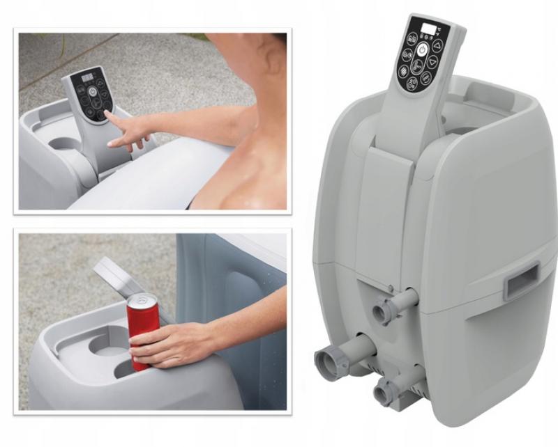 JACUZZI LAY-Z-SPA MIAMI AIRJET z pokrywą 2-4 OSOBOWE 180 x 66 cm - BES60001