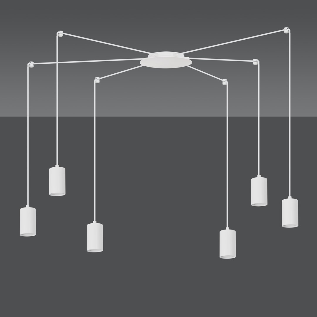 Lampa wisząca TRAKER Biały 525/6 - 525/6