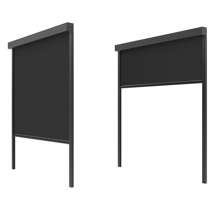 Markiza manualna LUXE 370x218cm do 4m antracyt - MI_5905610251413