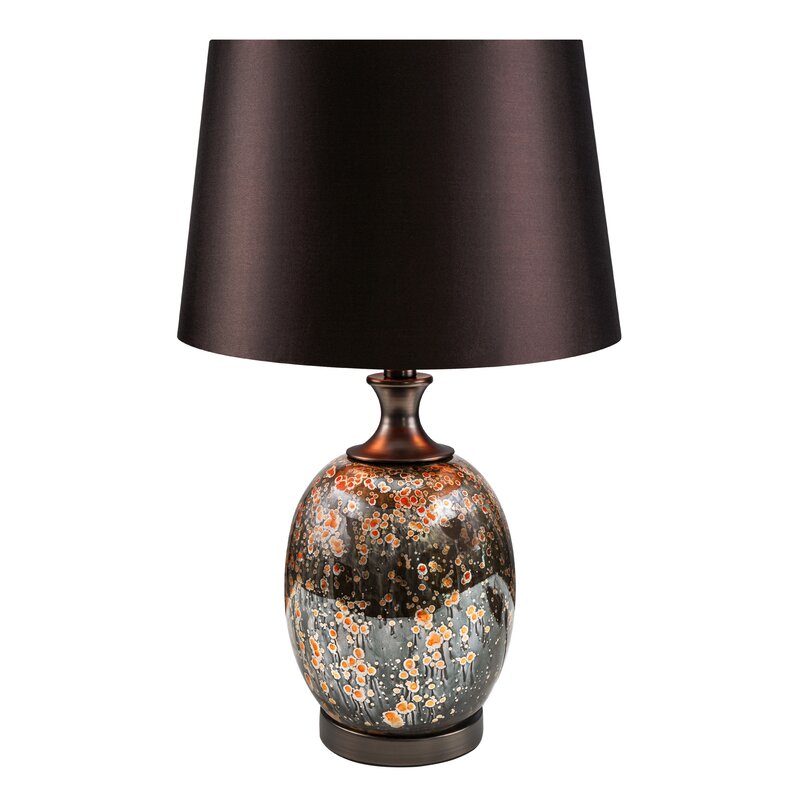 Lampa stołowa KIARA brązowa 33x64 cm - EU_396629