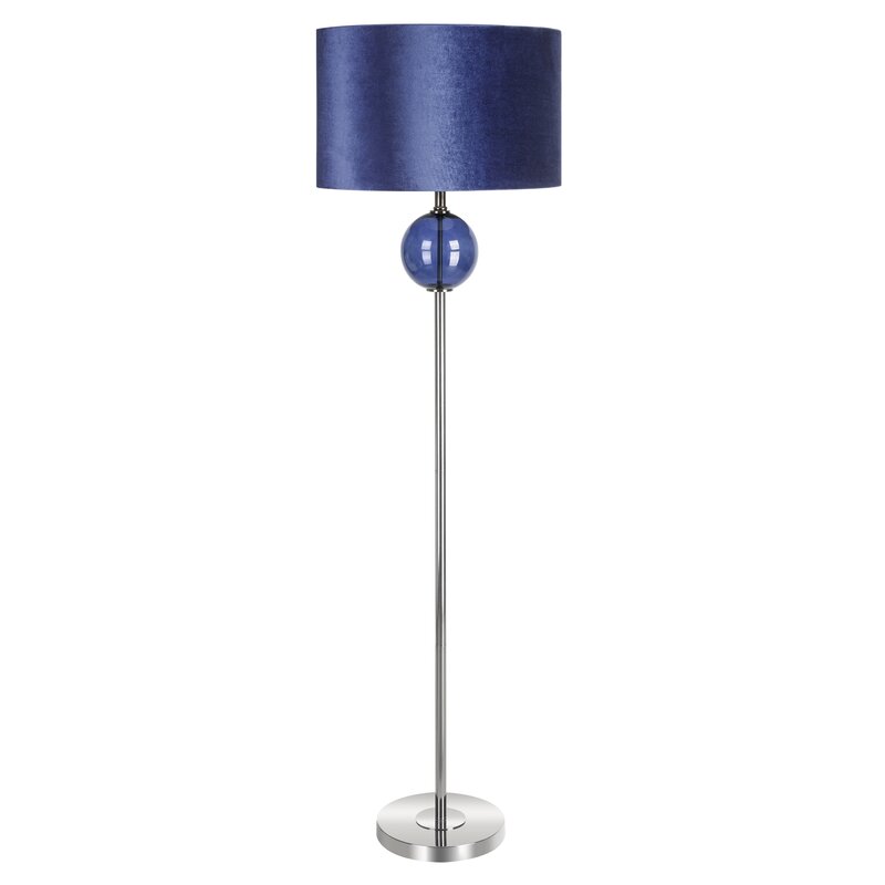 Lampa podłogowa IRIS granatowa