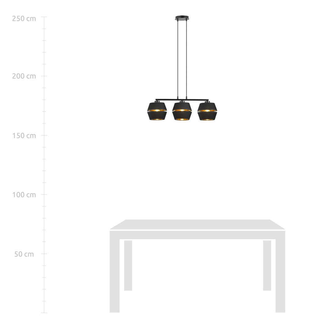 Lampa wisząca Czarny 1183/3 - 1183/3