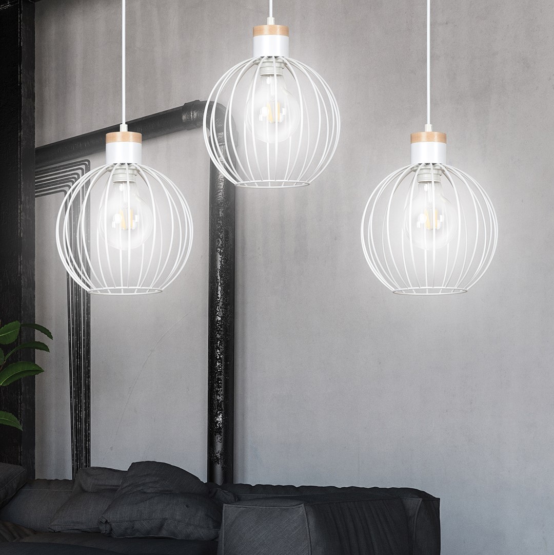 Lampa wisząca BARBADO Biały 755/3 - 755/3