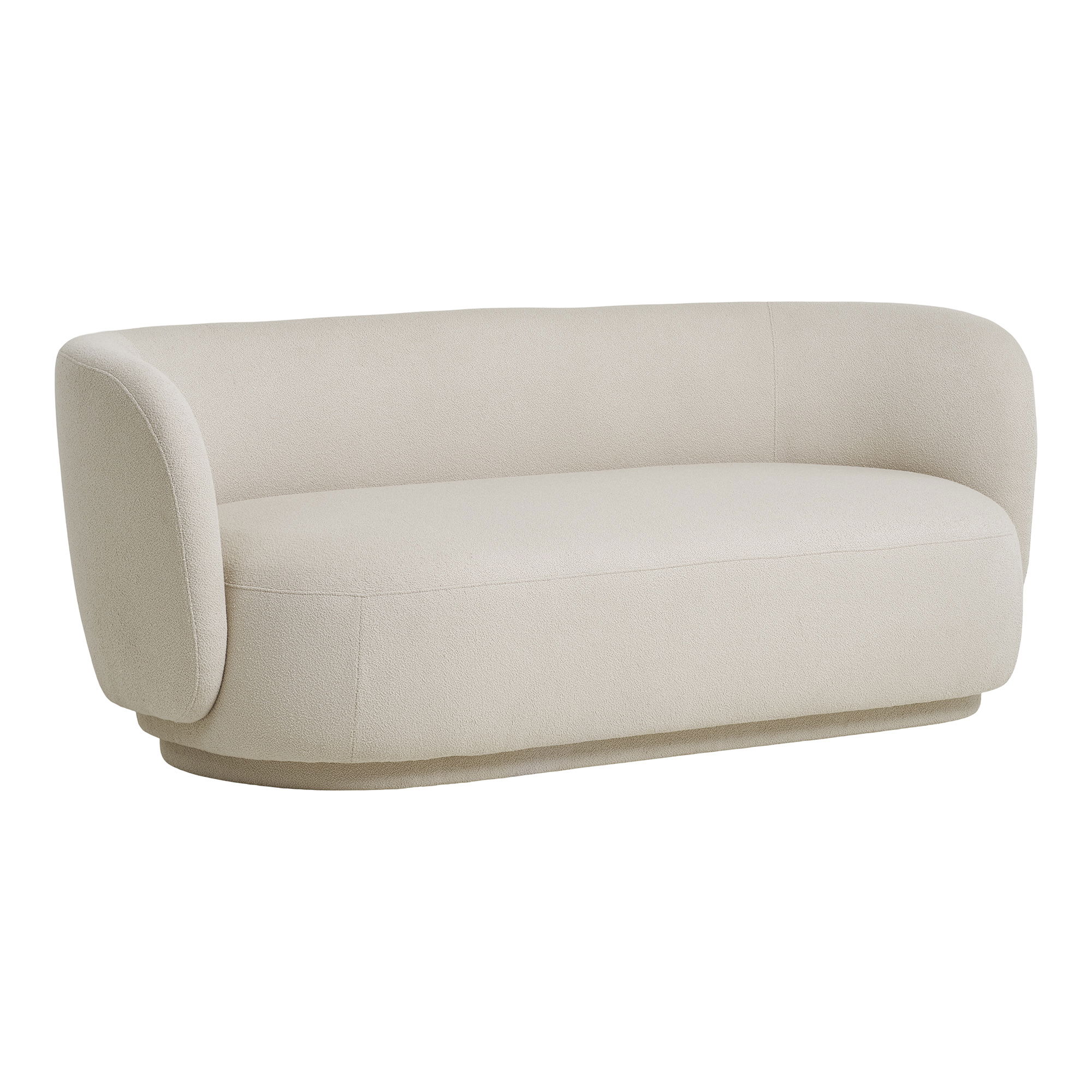 Sofa wypoczynkowa 2-osobowa MYKONOS - piaskowa - 1301355