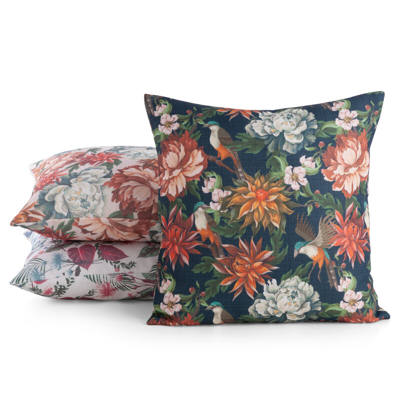 POSZEWKA FLORE 13 45X45 CM BIAŁY - EU_415501