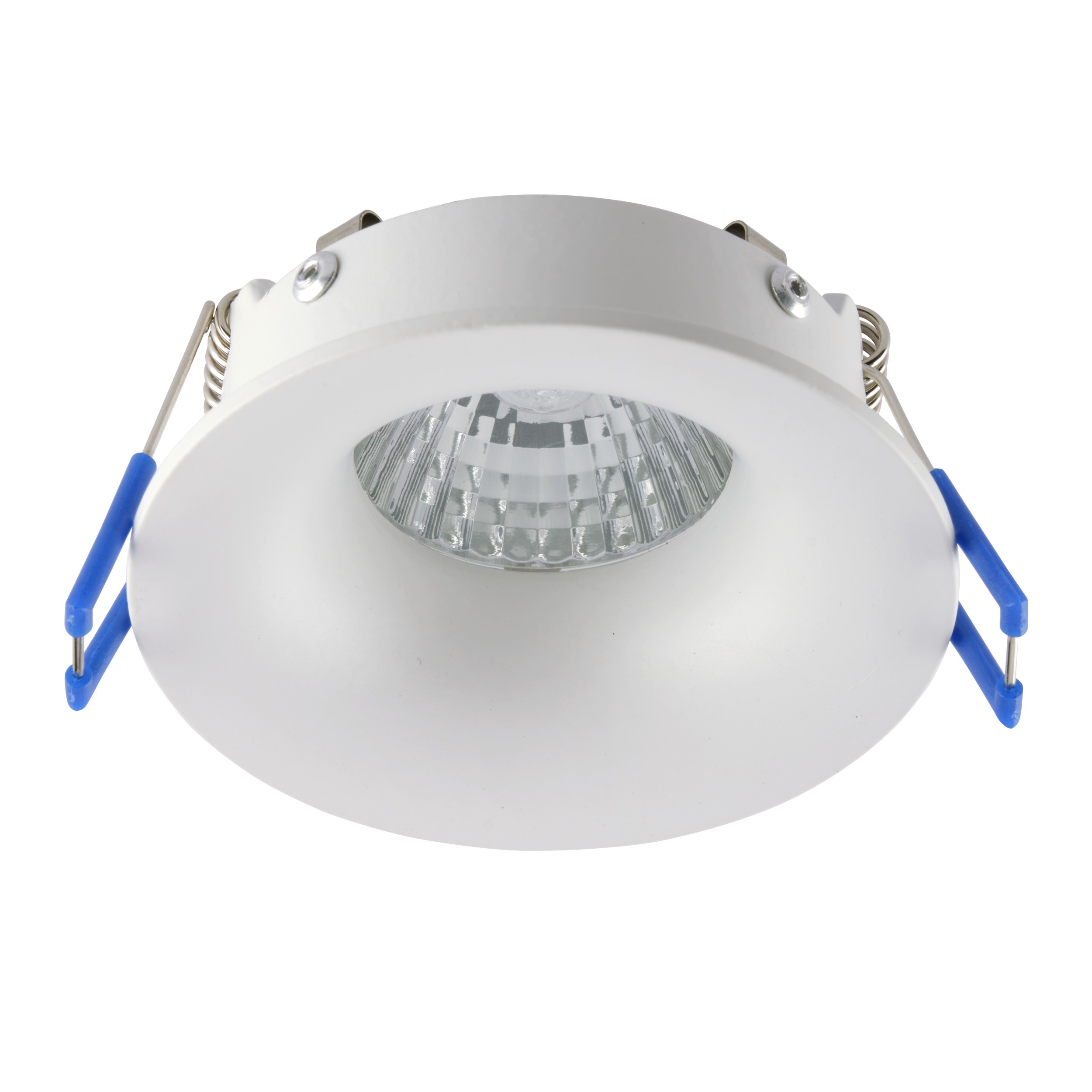 Lampa podtynkowa EYE biała aluminiowa okrągła 8x3cm