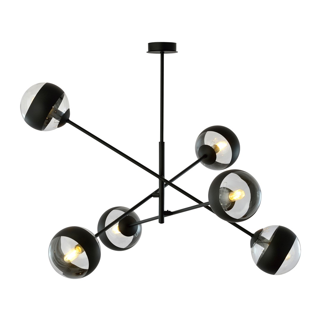 Lampa wisząca LINEAR Czarny 1168/6