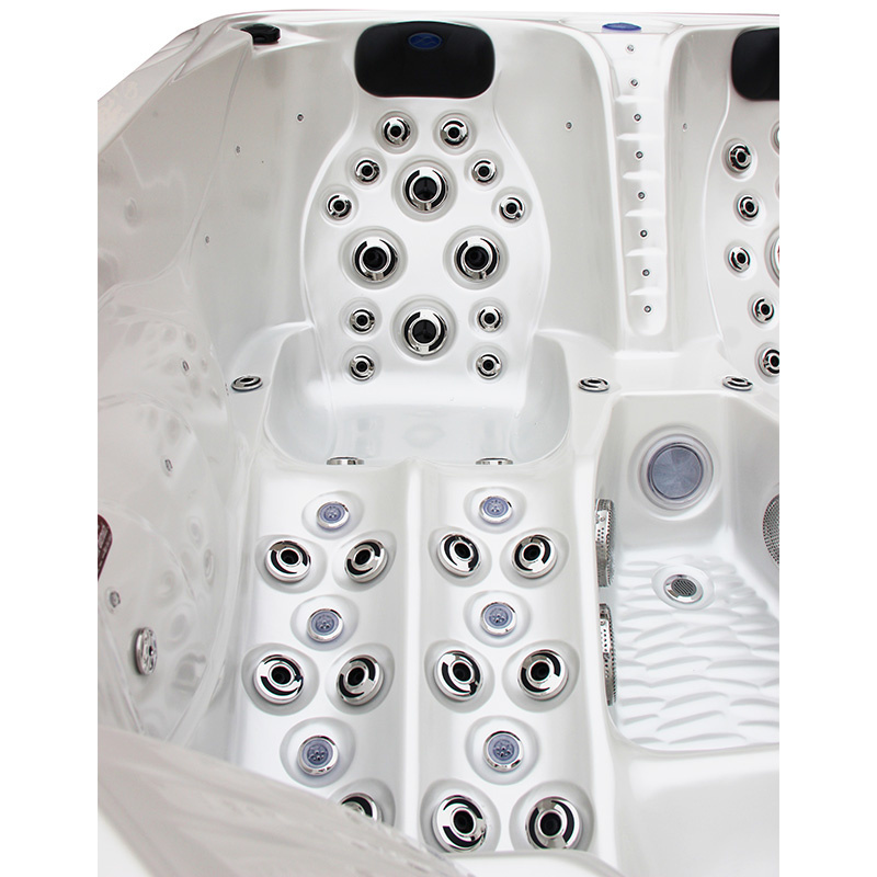 Jacuzzi ogrodowe 3-os. z hydromasażem SPA-705 210x170 cm biały/antracyt - HS_SPA705-3043