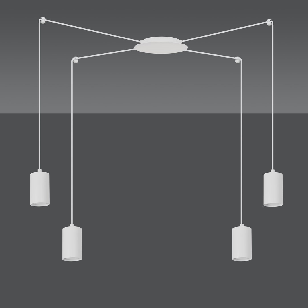 Lampa wisząca TRAKER Biały 525/4 - 525/4