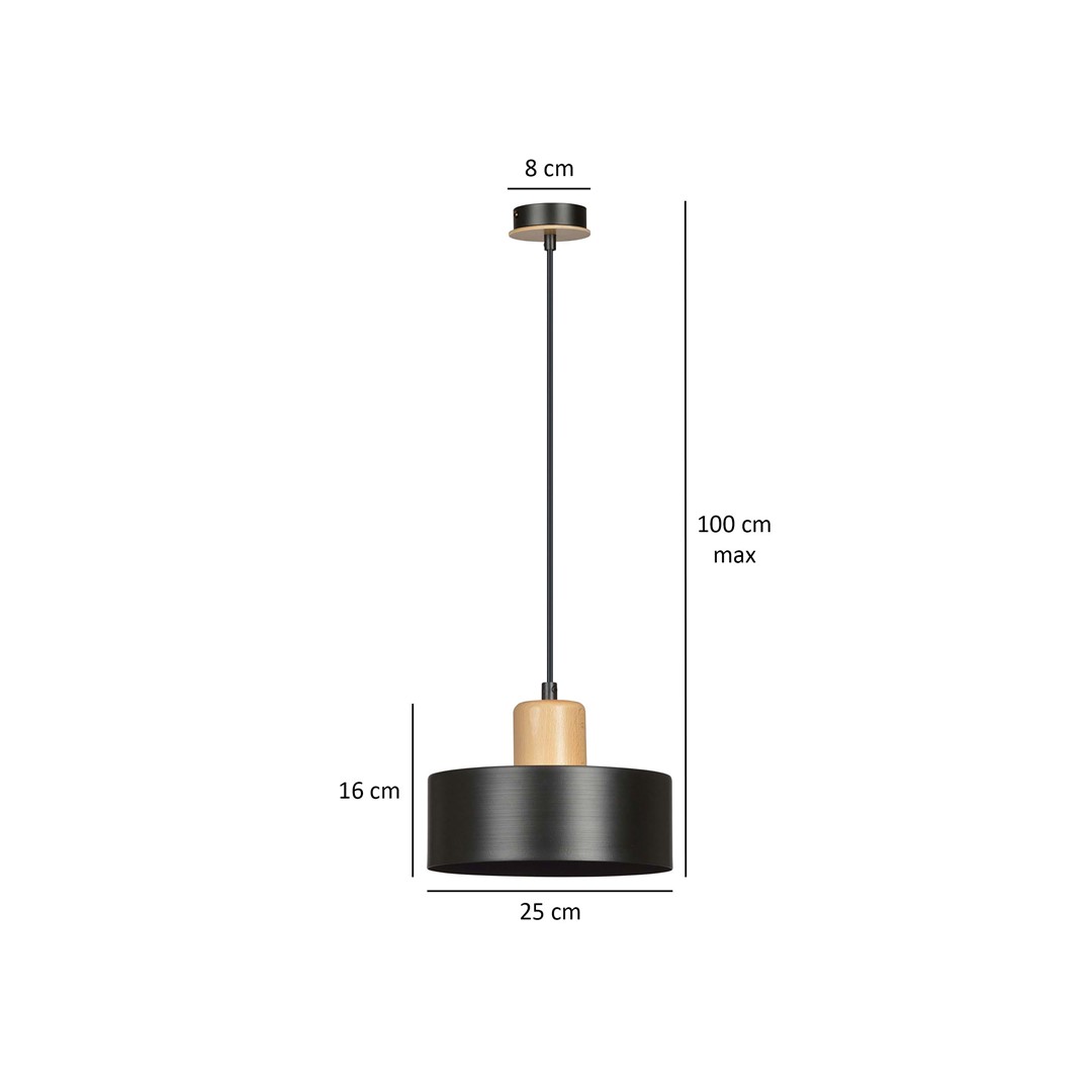 Lampa wisząca TORIN Czarny 1046/1 - 1046/1