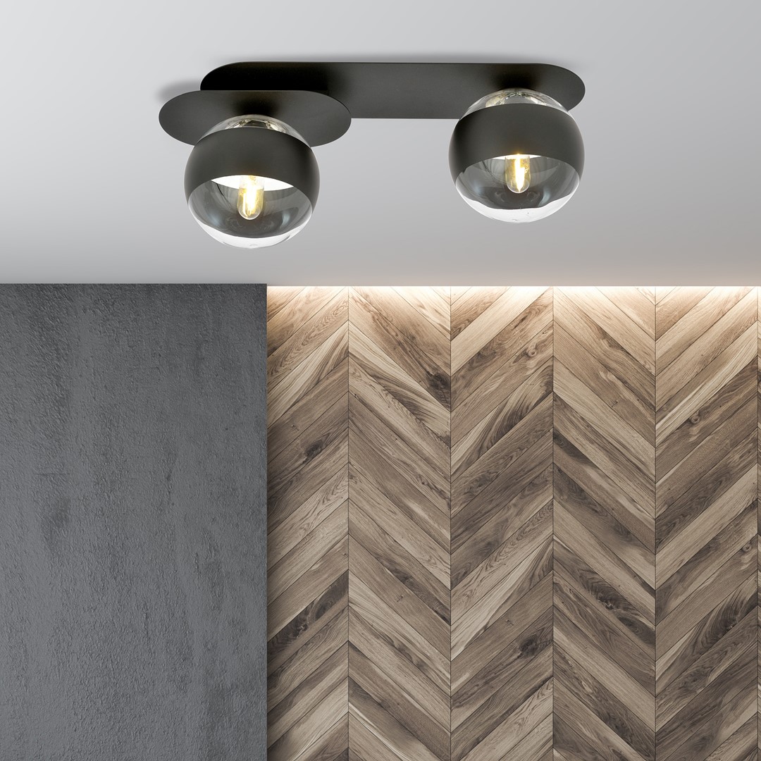 Lampa sufitowa PLAZA Czarny 1121/2 - 1121/2