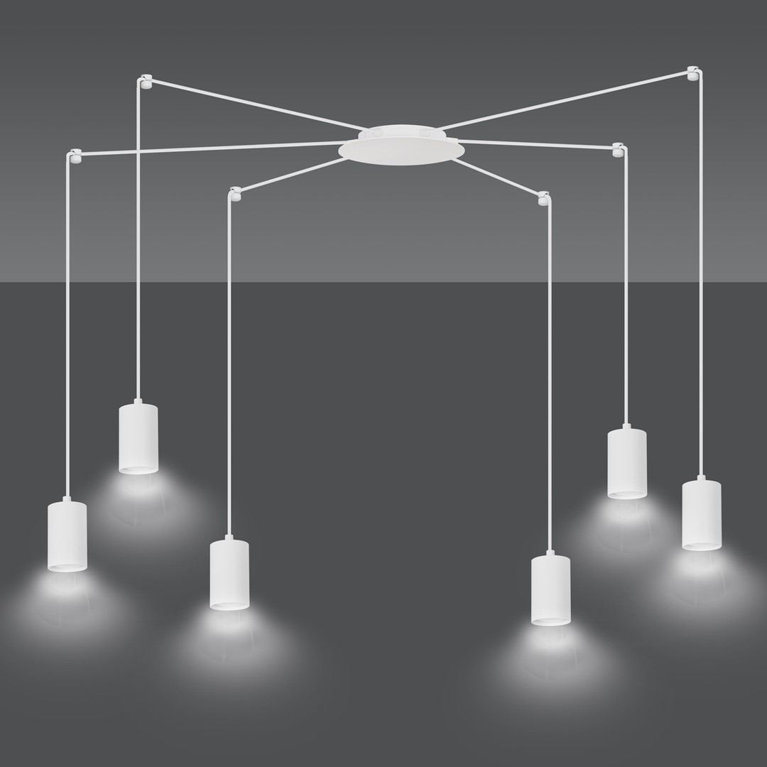 Lampa wisząca TRAKER Biały 525/6 - 525/6